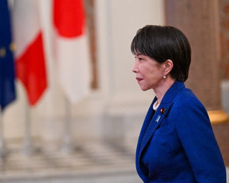 Japanese Prime Minister Sanae Takaichi
