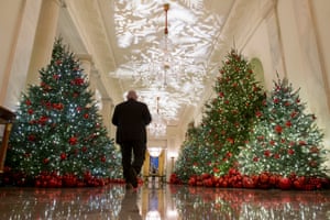 Christmas Decorations At The White House In Pictures Us News