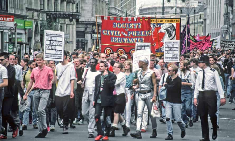 ‘Pride in the 80s was a demonstration.’ 