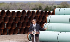 Trudeau has previously said he was ‘disappointed’ in Obama’s decision to reject the plans for TransCanada’s Keystone XL pipeline.