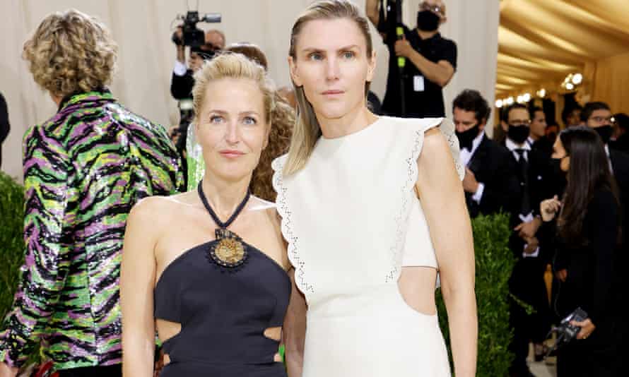 Gabriela Hearst with Gillian Anderson at the Met Gala.