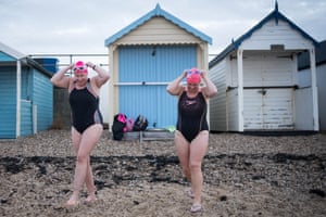 The beach huts at Thorpe Bay