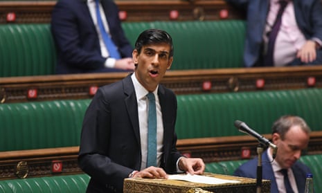 Chancellor Rishi Sunak delivering his spending review in the House of Commons, 25 November 2020