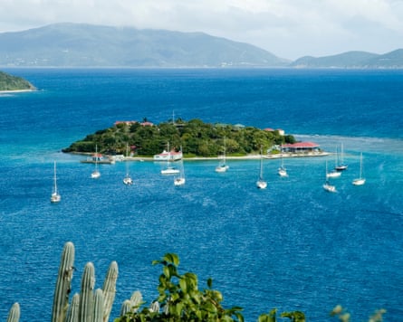 A view of Marina Cay in the British Virgin Islands.