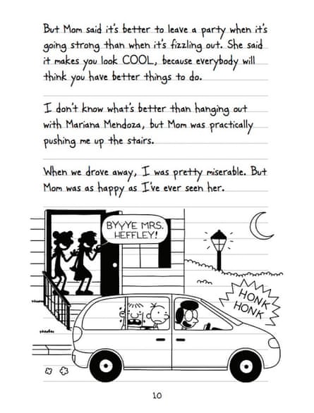A page from Diary of a Wimpy Kid Double Down