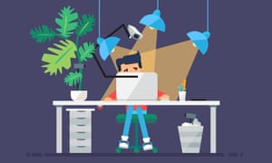 Internet user being spied on