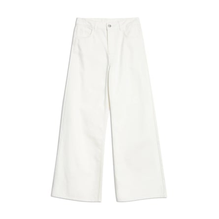 Albaray Ecru Full Length Wide Leg Jean