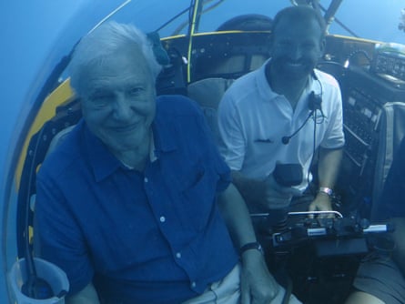 Filming Great Barrier Reef in the Triton submersible was ‘better than travelling to the moon,’ says Attenborough.