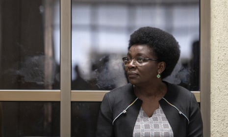 Victoire Ingabire looks on at the high court in Kigali on Wednesday where her request for the rehabilitation of her political right to run for office was refused.