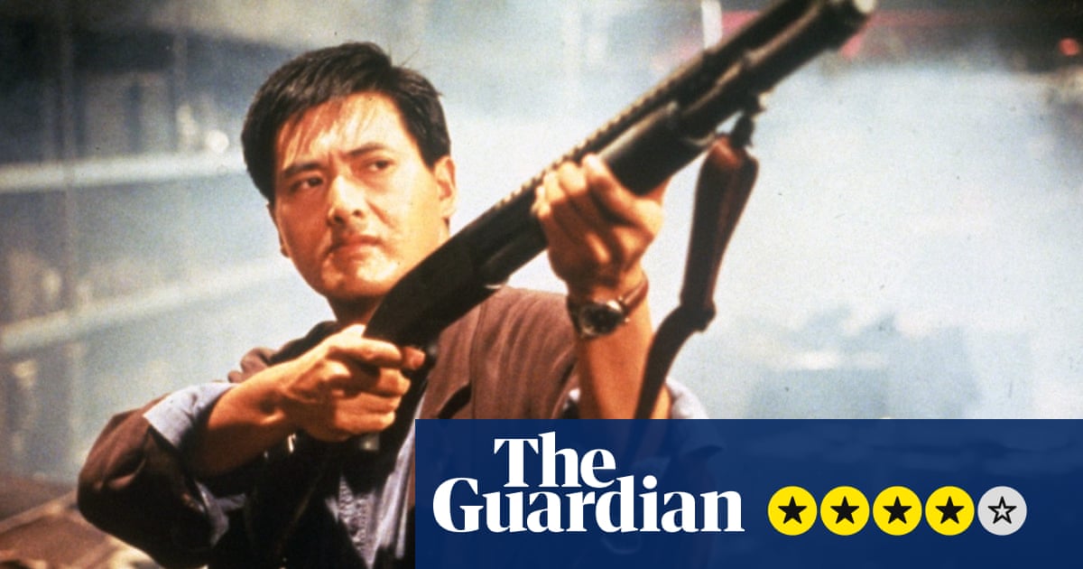Hard Boiled review – John Woo’s outrageously explosive 1992 cop thriller is pure action mayhem