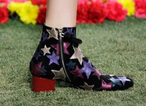 Tommy Hilfiger boots, New York, spring 2015.