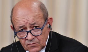 The French foreign minister, Jean-Yves Le Drian, said the North Korea crisis showed the importance of upholding the Iran nuclear agreement.