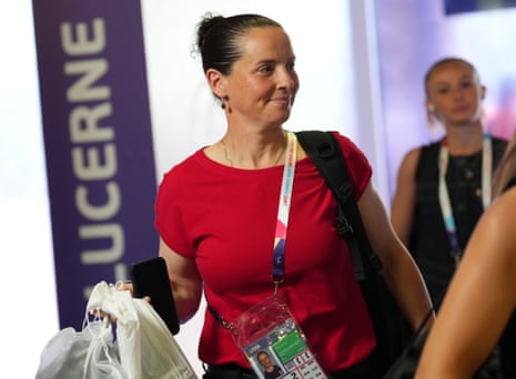 Rhian Wilkinson arrives at the stadium prior to the UEFA Women's EURO 2025 Group D match between Wales and Netherlands