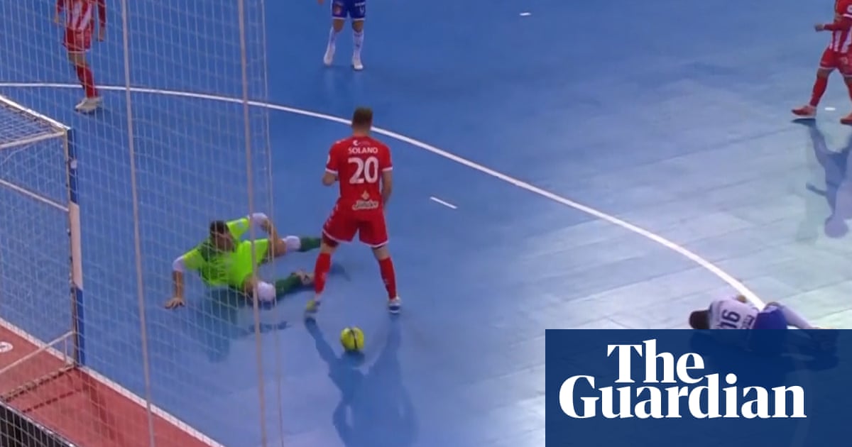 Fair play: futsal player refuses to score after opponent goes down injured – video