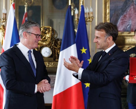 Keir Starmer becomes first UK PM to receive France’s Légion d’honneur