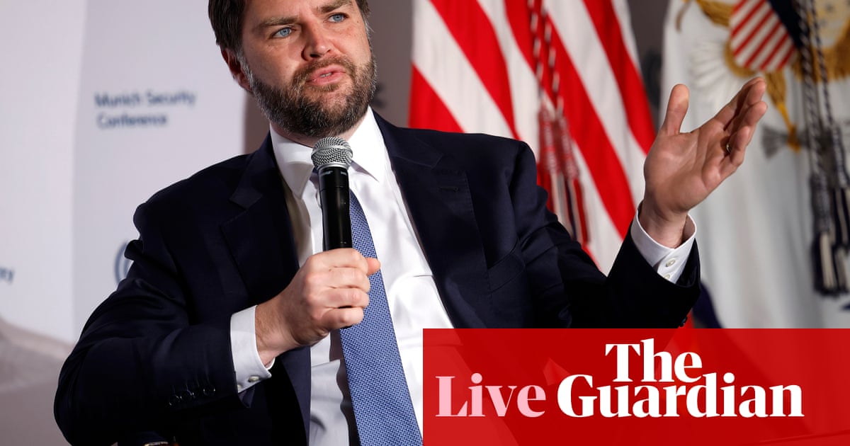 Vance calls US and Europe ‘real friends’ but says Trump wants self-sufficiency on defense – live do sex