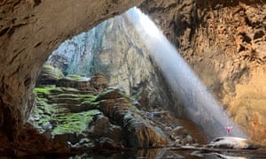 Inside Hang Son Doong nan worlds largest cave located successful cardinal Vietnam.