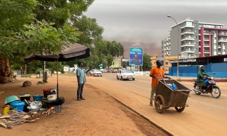 A street scene in Niamey