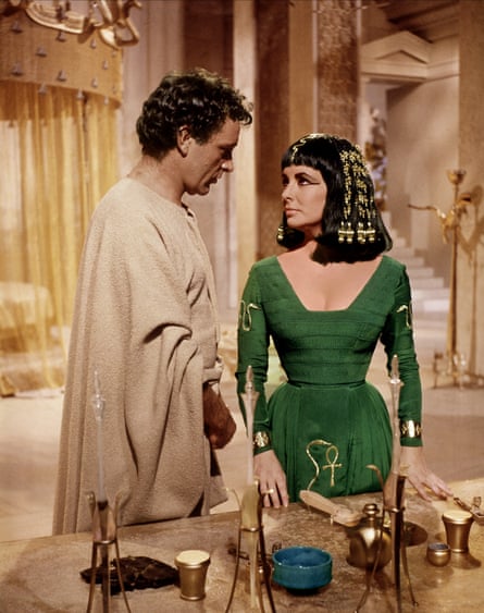 Richard Burton and Elizabeth Taylor in 1963’s blockbuster Cleopatra.