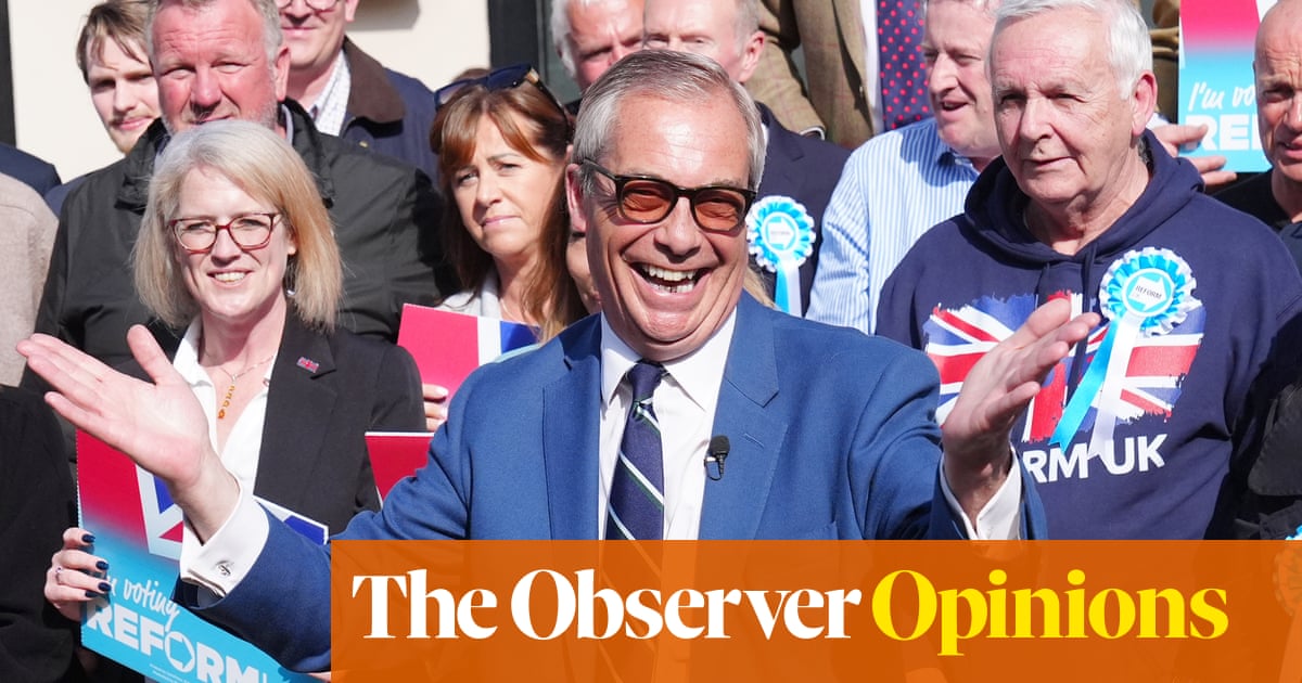 The May elections are a perfect opportunity for Nigel Farage to peddle his politics of grievance | Andrew Rawnlsey