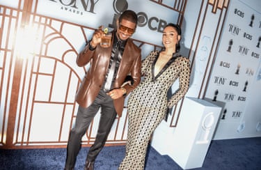 Usher and Jennifer Goicoechea