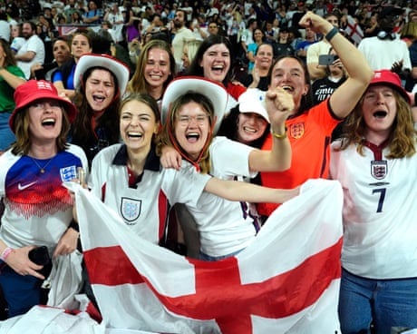 Fans enjoy England’s semi-final against Italy