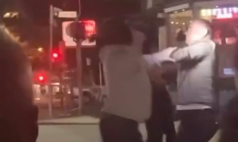 John Barilaro says he simply pushed a camera out of the way during an altercation in Manly being investigated by NSW police.