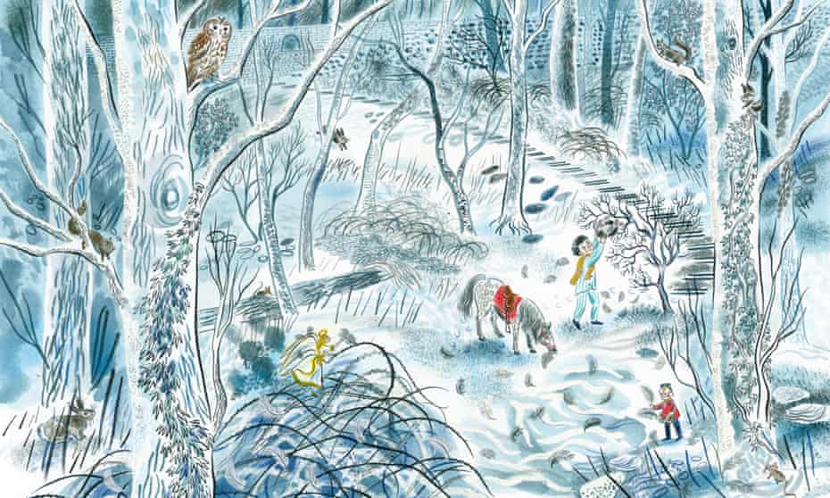 Emily Sutton illustration for Katherine Rundell’s One Christmas Wish