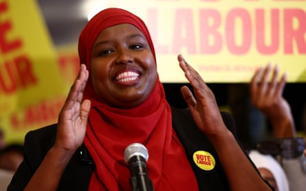 Sagal Abdi-Wali closeup at her campaign launch