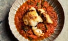 Nigel Slater’s recipes for cauliflower with tomato chilli sauce, and shiitake, soba and coconut