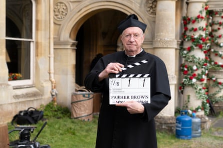 Williams shooting the new Father Brown.