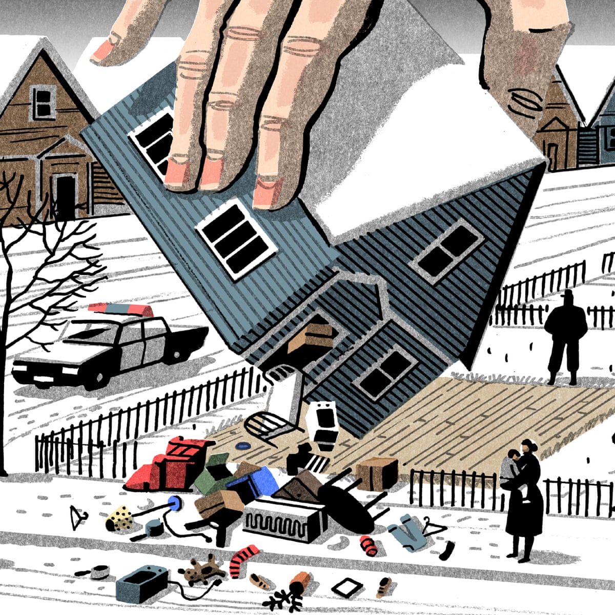 One Day, Nine Cruel Evictions. How Supersized Inequality Looks In The Us |  Aditya Chakrabortty | The Guardian