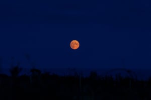 The full Corn moon, Penwith Heritage coast