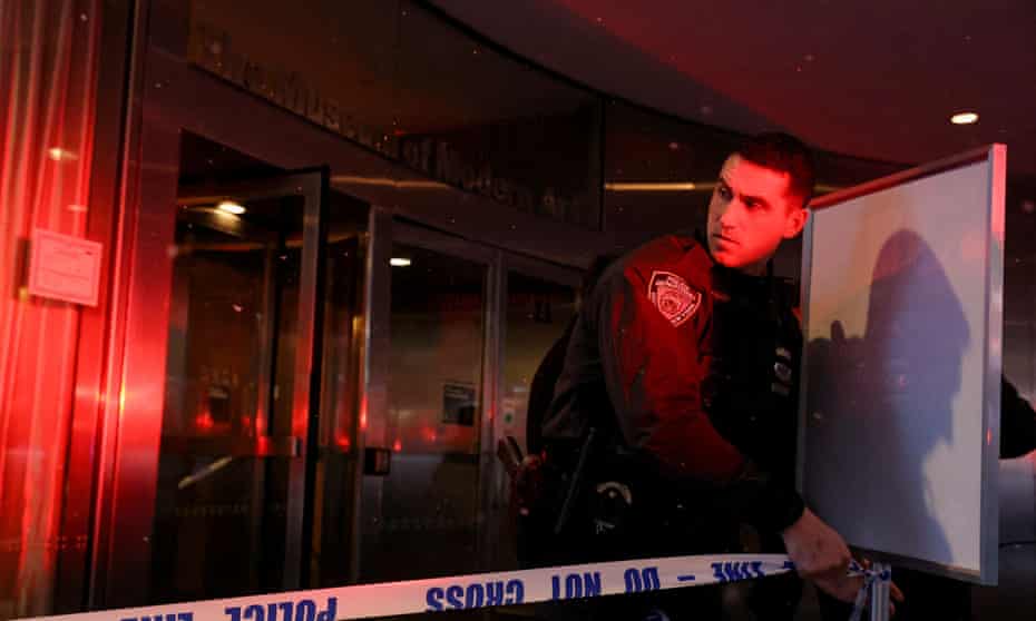 Stabbing at moma today