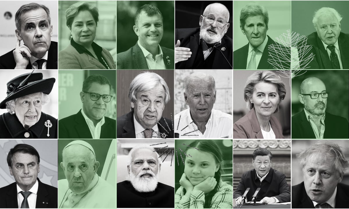 Who's who at Cop26: the leaders who hold the world's future in their hands, Cop26