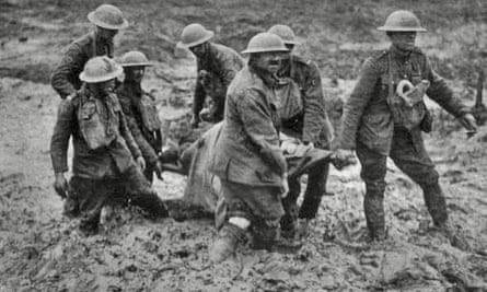 Stretcher bearers in Passchendaele, August 1917: ‘The tally of lives lost and resources wasted.’