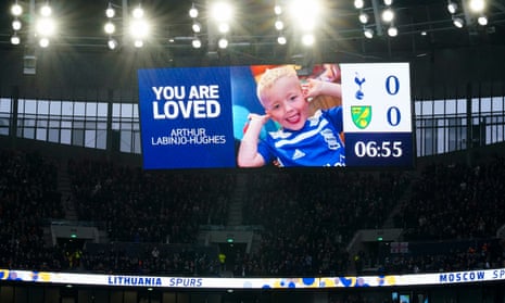 Tottenham FC pay tribute to murdered child Arthur Labinjo-Hughes