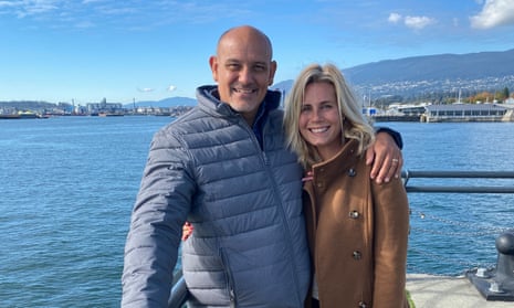‘He was so tall and handsome’ … Kimberley and Manuel in Vancouver in 2021