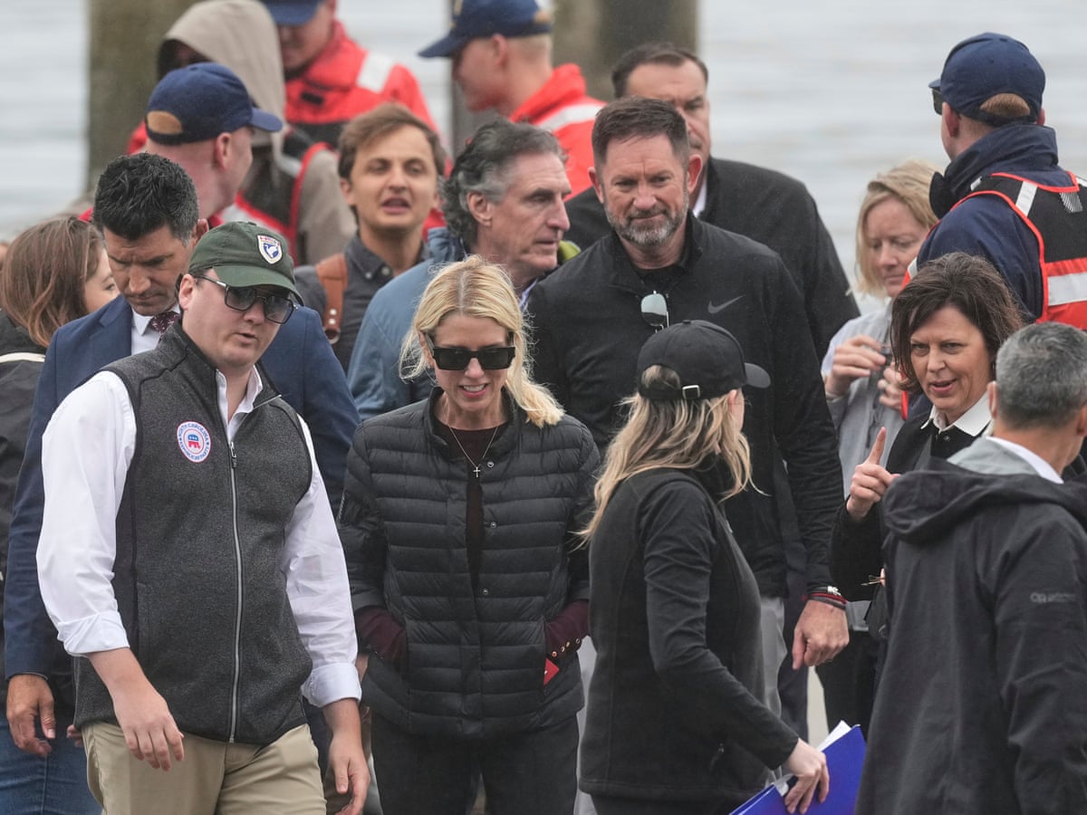 Trump officials tour Alcatraz in bid to reopen prison amid outcry from California leaders | Trump administration | The Guardian