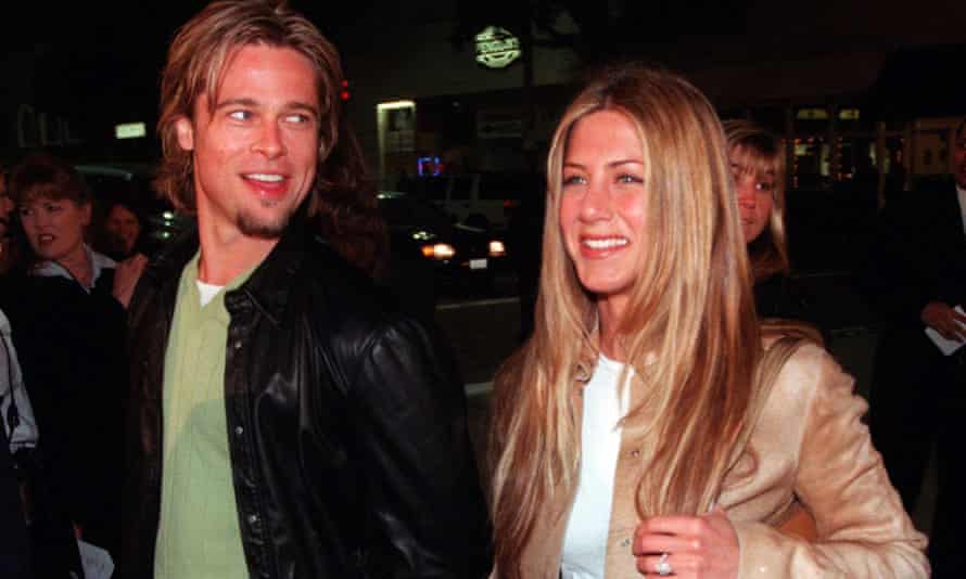 Brad Pitt and Jennifer Aniston in the drama-free days of the year 2000.