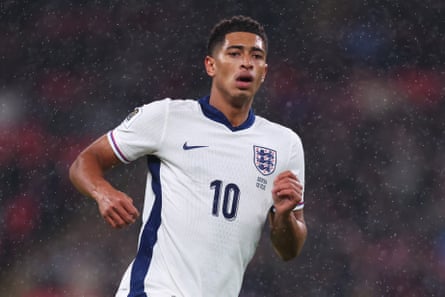 Jude Bellingham on England duty