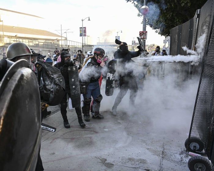 Dozens of No Kings protesters arrested in Los Angeles after clash with police