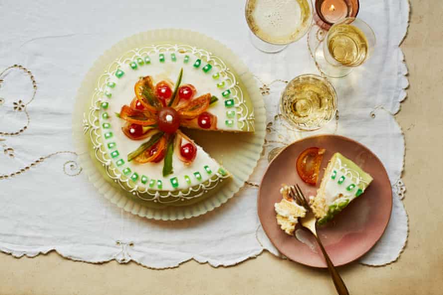 Rachel Roddy’s Christmas cassata.