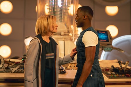 Jodie Whittaker and Ncuti Gatwa as the Doctor.