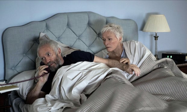 Longterm endurance … Jonathan Pryce and Glenn Close in the film adaptation of The Wife.