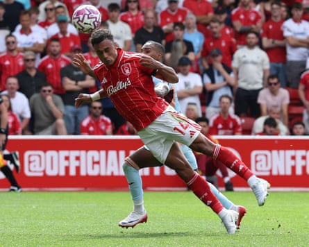 Swiss winger Dan Ndoye scores on debut for Nottingham Forest