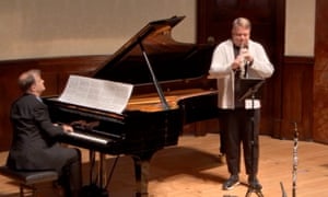 Seamless purity ... Julius Drake (piano) and Nicholas Daniel (oboe).