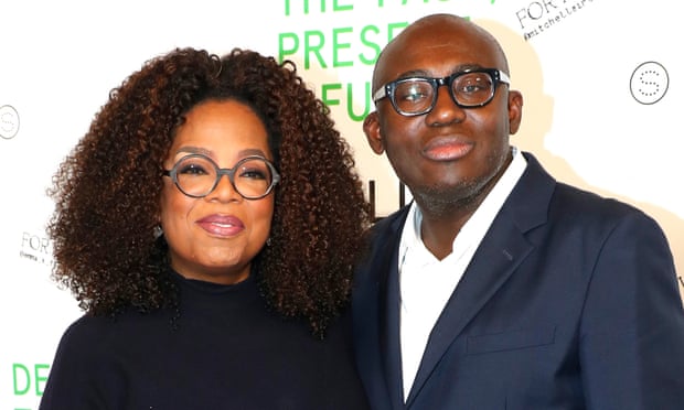 Oprah Winfrey and Edward Enninful