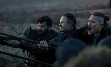 The Last Kingdom: Seven Kings Must Die. (from left) Mark Rowley as Finan, Arnas Fedaravicius as Sihtric and Alexander Dreymon as Uhtred in The Last Kingdom: Seven Kings Must Die.