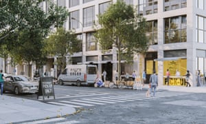 Streets could be reconfigured for easier pickup and dropoff points.